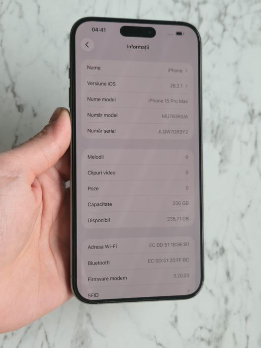 Vand/schimb iPhone 15 Pro Max 256gb