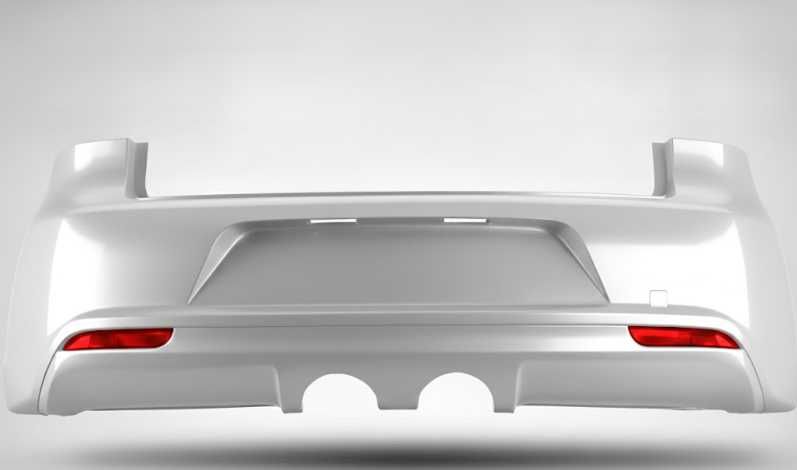 Bara Spate VW Golf 6 VI 2008-2013 R20 Look (LA7W (Gri Deschis))