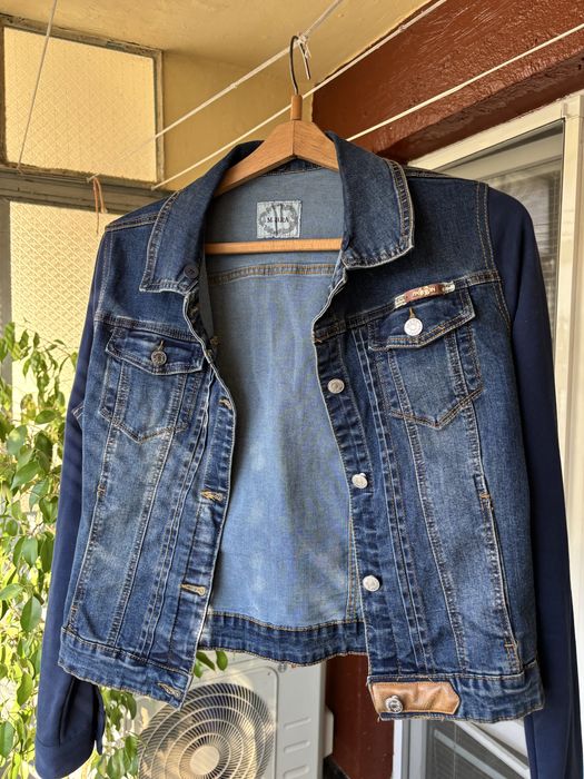 Дамско дънково яке