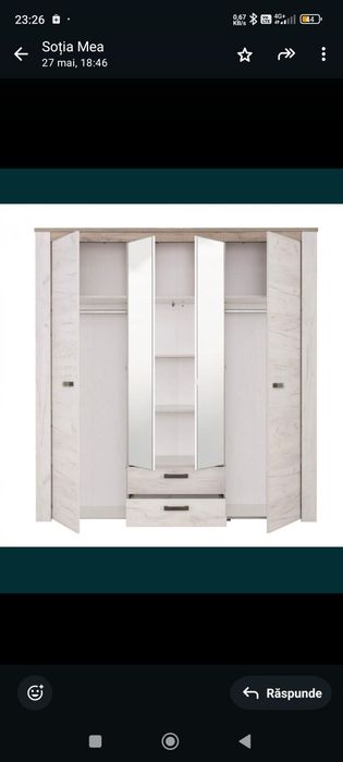 Dulap dormitor dressing șifonier