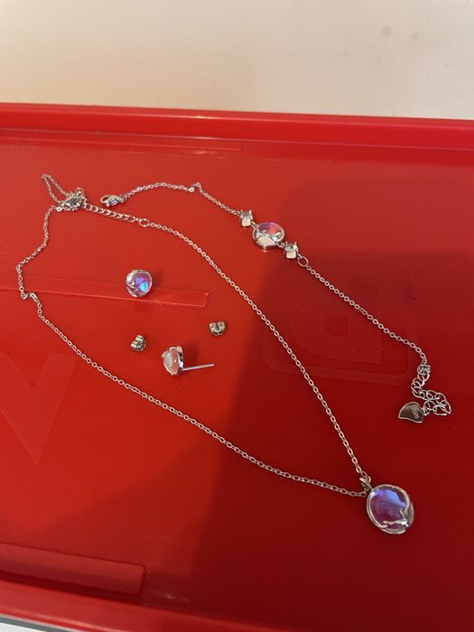 Vand set de  argint piatra de luna