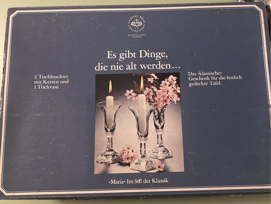 хрустальные подсвечники Rosenthal
