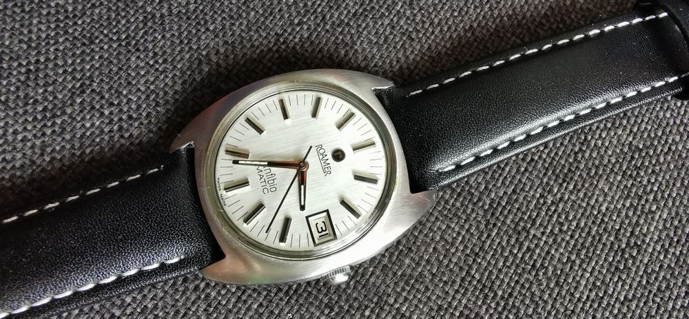 Roamer anfibio matic ceas barbatesc 34mm automat anii 70