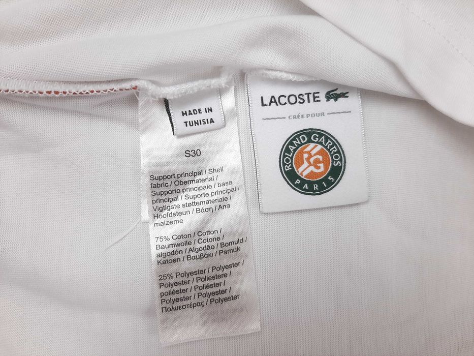 Lacoste Roland Garros - Оригинална мъжка тениска размер XL