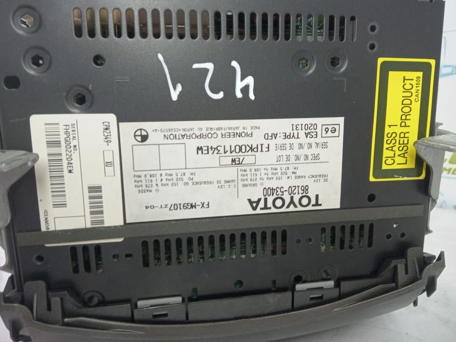 Panou comanda bord radio clima 86120-53400 Lexus IS XE20  [din 2005 p