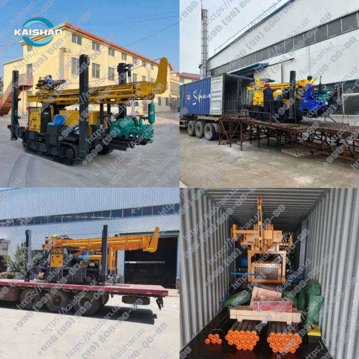 Буровая установка для водяных скважин KW500 глубина 500м диаметр 350мм