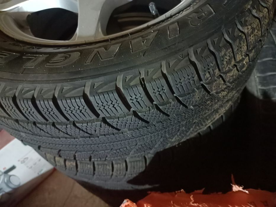 Диск титановый,  покрышка зимний