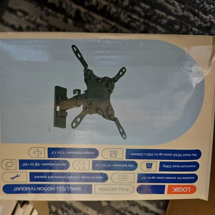 ТВ стойка LOGIK LCS16 Tilt & Swivel Full Motion, TV Bracket , 13 - 32”