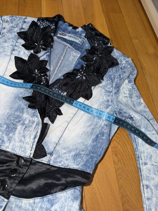 Rochie tip palton mexton nr 34 denim