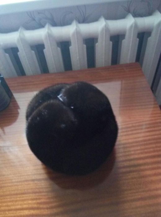 Мужская  норковая шапка