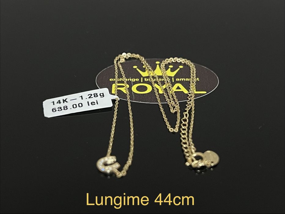 Bijuteria Royal CB : Lantisor unisex aur nou 14k 1,28gr