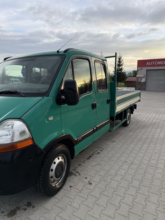 Renault Master 2.5 dCi platformă cu cabină dublă – 7 locuri –
