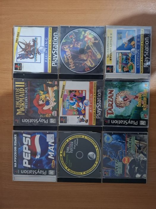 Продам игры на сони плестейшен 1