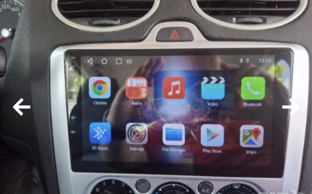 9" Инча Android Мултимедия с Рамка за Ford Focus MK2 (4-ядрена, 2GB RAM / 32GB ROM,DSP)