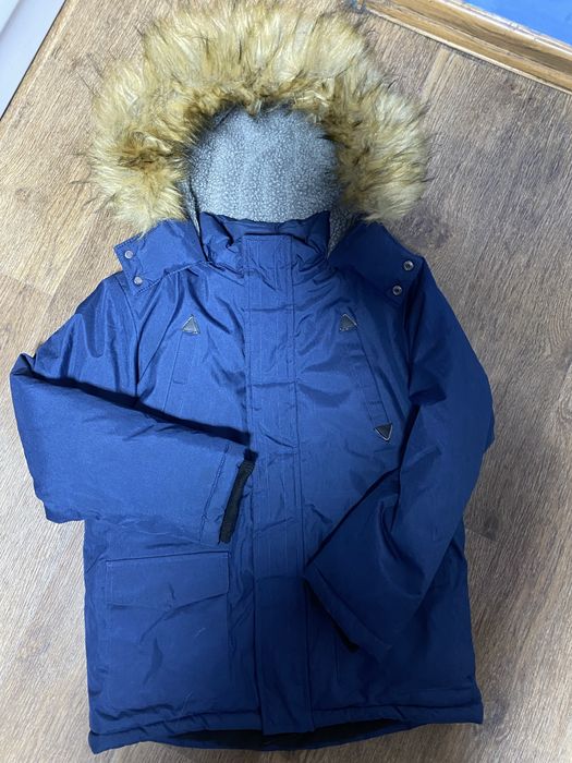 Теплая зимняя куртка на мальчика, 146 ростовка