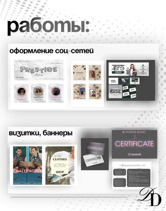 услуги графического дизайнера