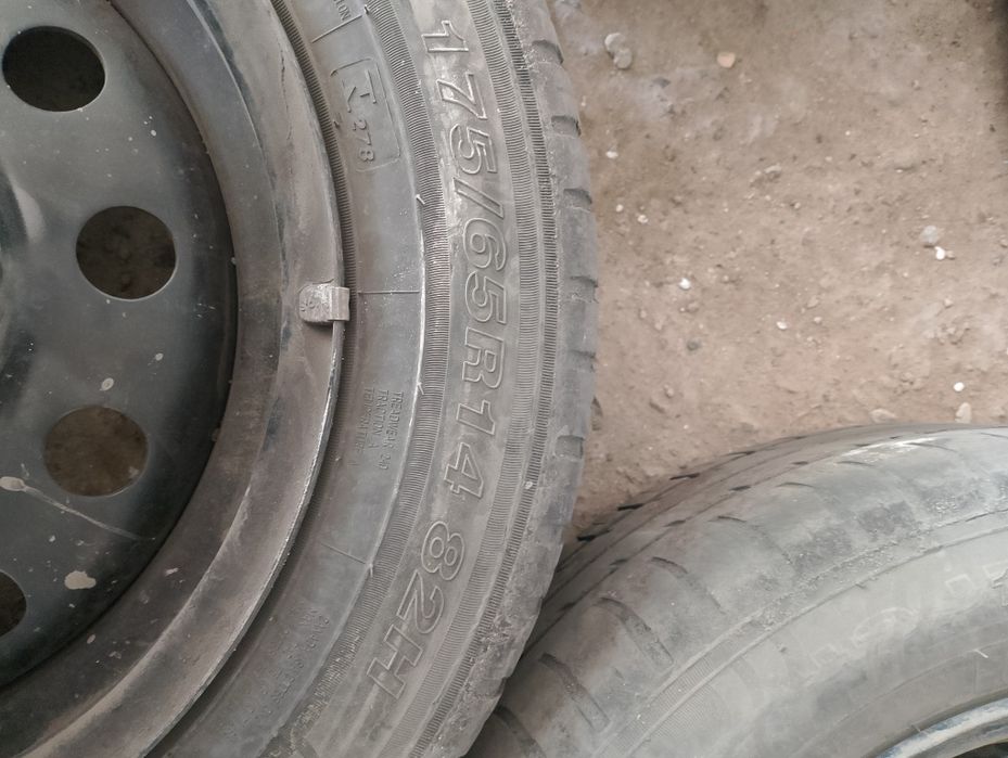 Продам диски с резиной, 4*100,R14