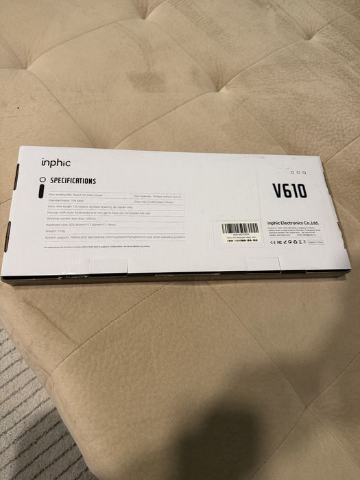 inphic v610 keyboard клавиатура 19 keys
