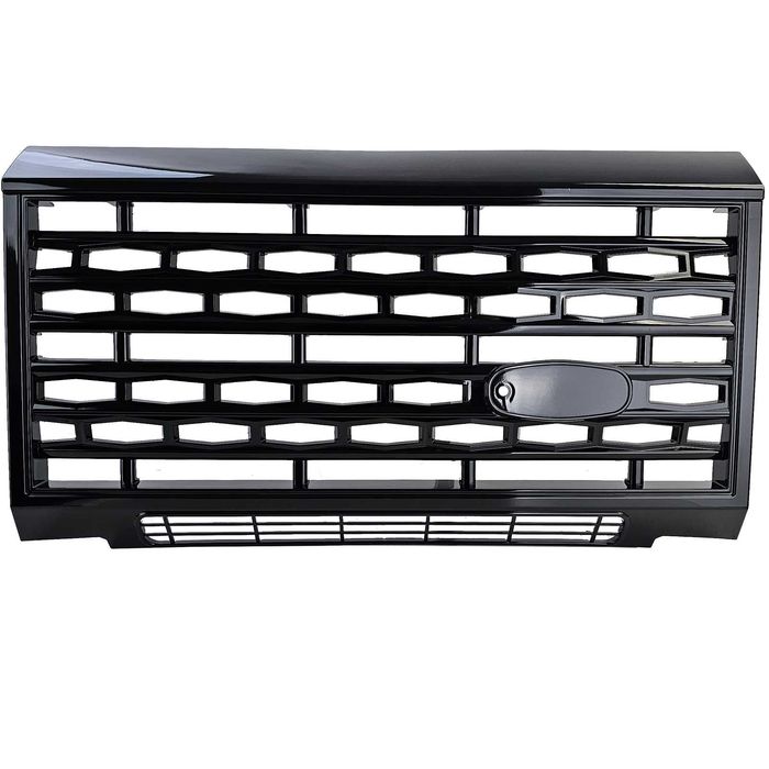 Решетка Роувър Дефендер ЛД90 Черна Гланц Land rover Defender 07-16'