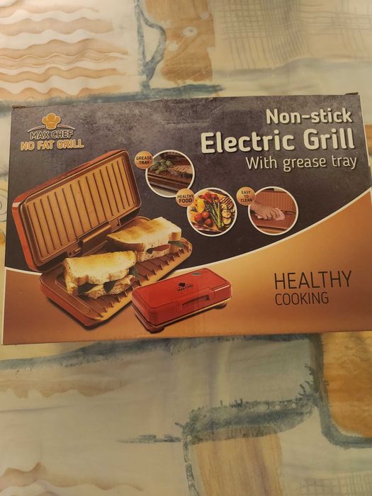 продавам електрически грил EYSY FAT-FREE COOKING