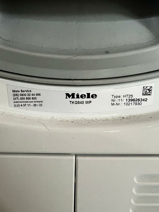 Uscator Miele,TKG 840 WP, 8kg