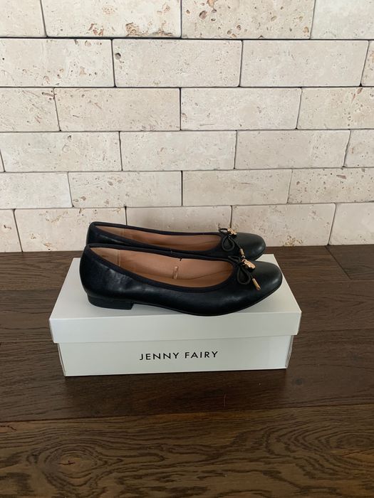 Дамски черни обувки -балеринки