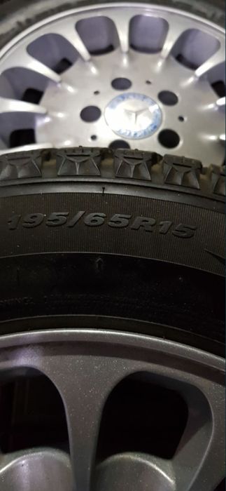 Черепашки с резиной на мерседес в сборе