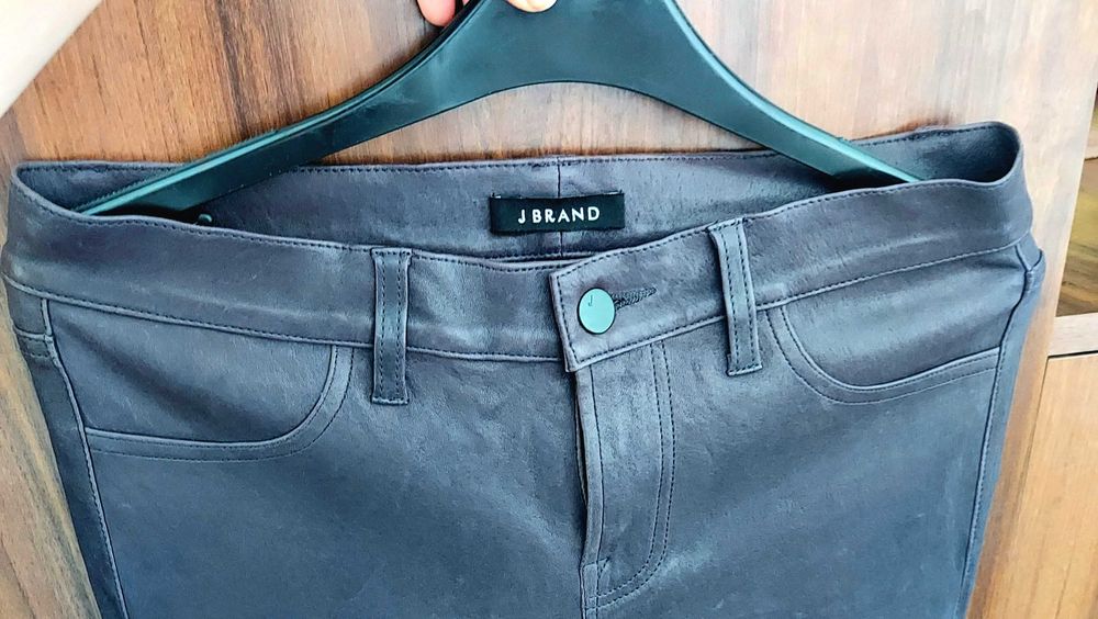 Pantaloni piele naturala brand