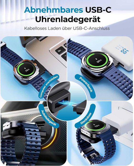 Stație încărcare wireless Samsung 3-in-1 EGV: Telefon + Watch + Buds