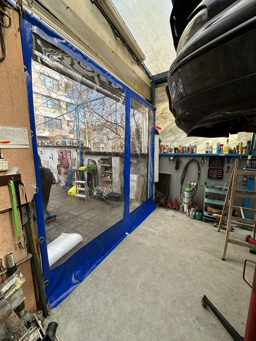 Ветроупорни завеси PVC винил ветробрани прегради тенти найлони барбекю