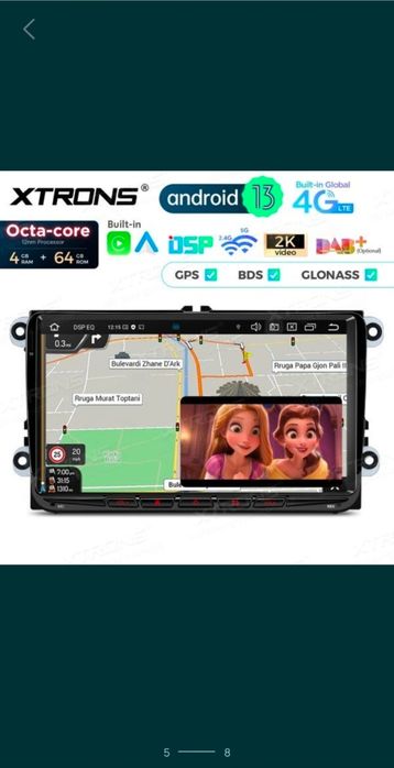 Navigatie VW Golf Passat Xtrons 4gb noua premium