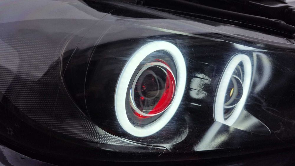 Kit Lupe Bixenon + kit Led 120W+Angel eyes LED Cotton BMW E90/E91/E92