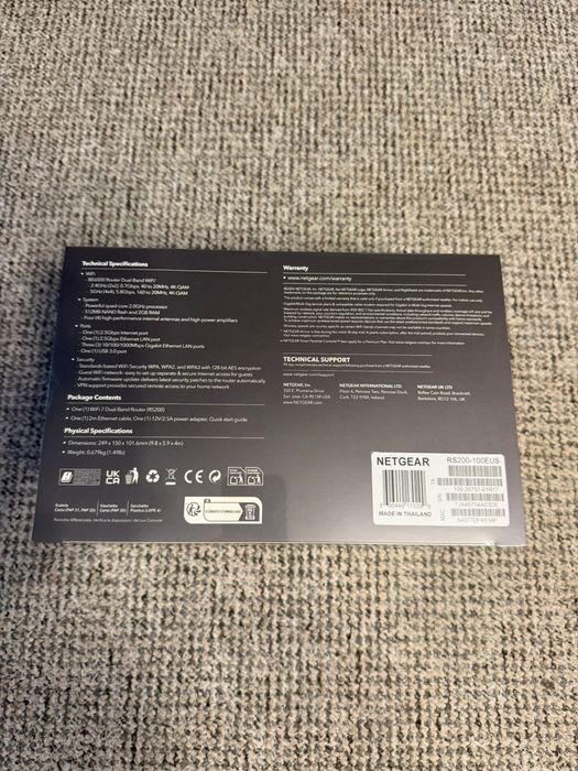 Router Netgear NightHawk RS200 Wifi 7 Sigilat