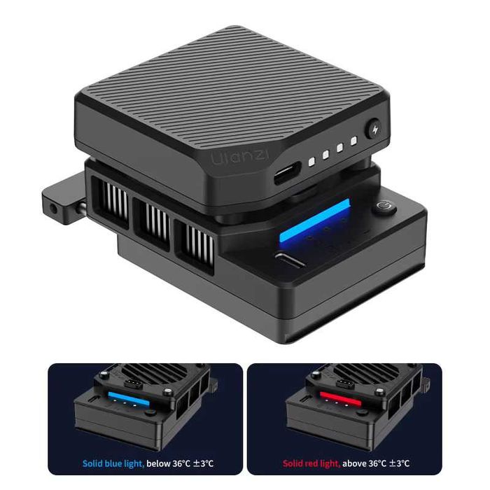 Нов модел охлаждаща система за фотоапарат Ulanzi CU01 с батерия