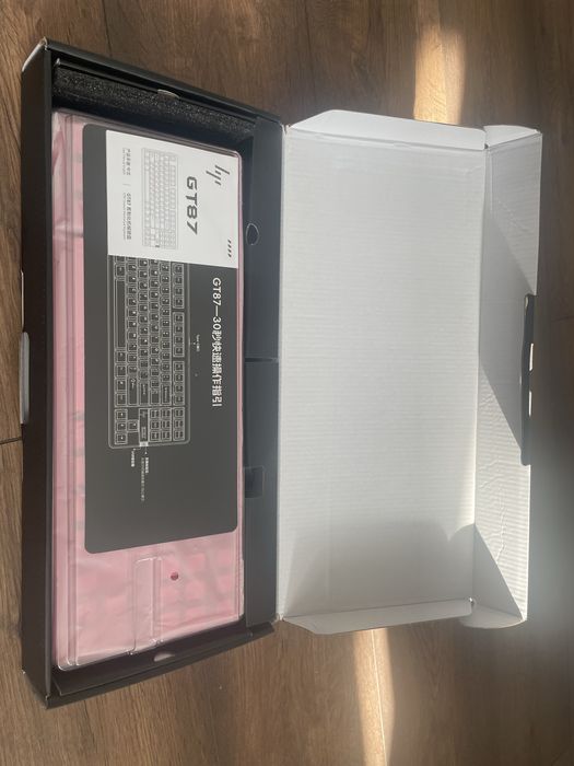 Клавиатура HP GT87 розовый