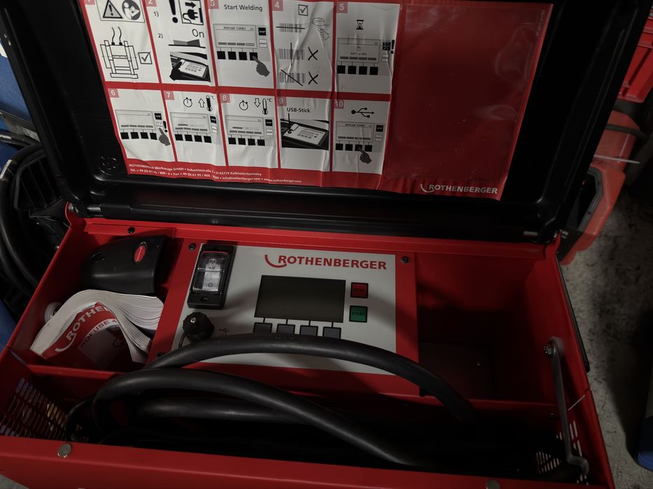 Aparat de sudura prin electrofuziune Rothemberger Rofuse 400 nou 2025