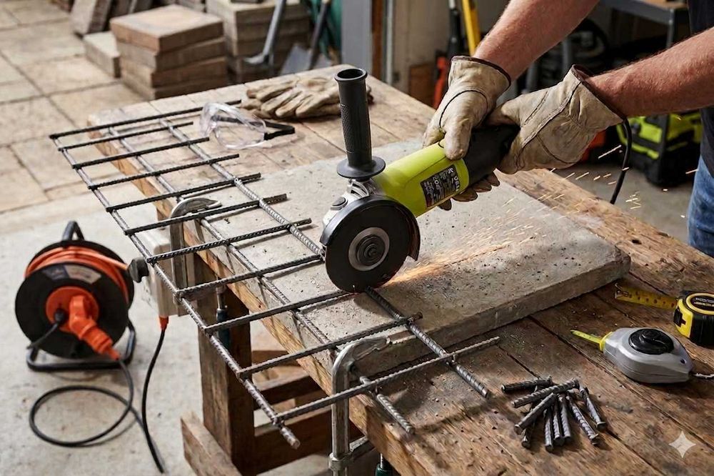 Polizor unghiular 1050W puternic compact pentru taiere