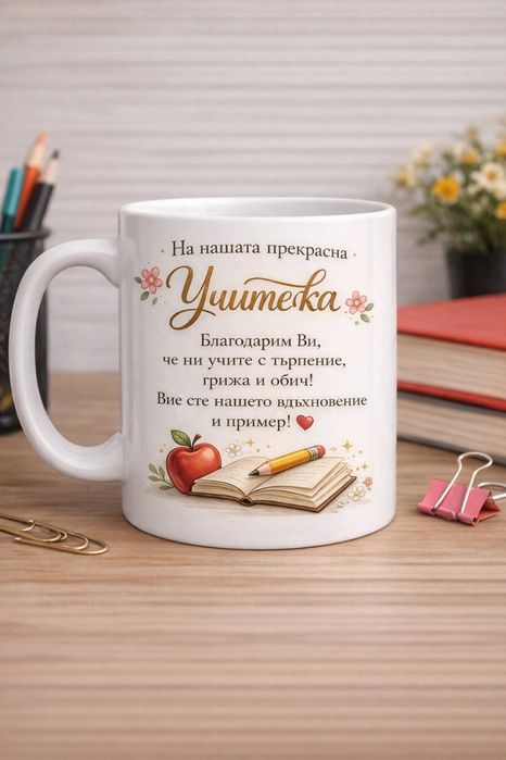 Персонален подарък по поръчка. Печатаме върху чаша, плоча,тениски и др