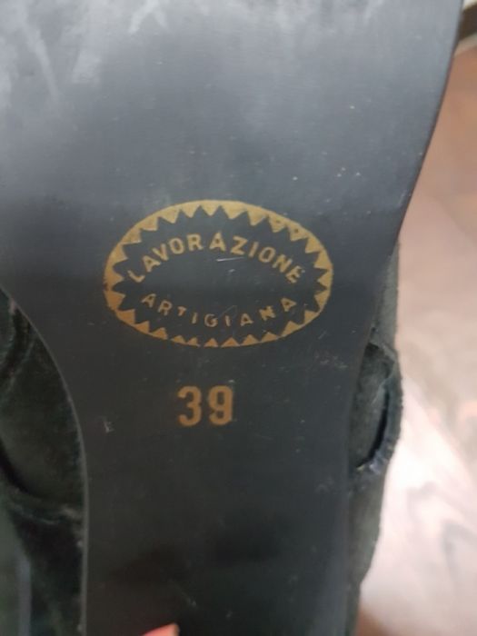 Cizme piele întoarsă