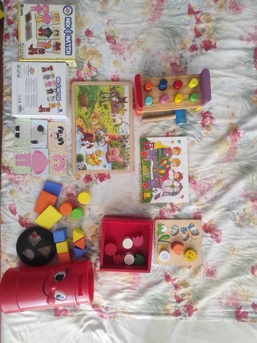 Детски играчки, пъзели, сортери, 9-18 м, 2-3-4 год