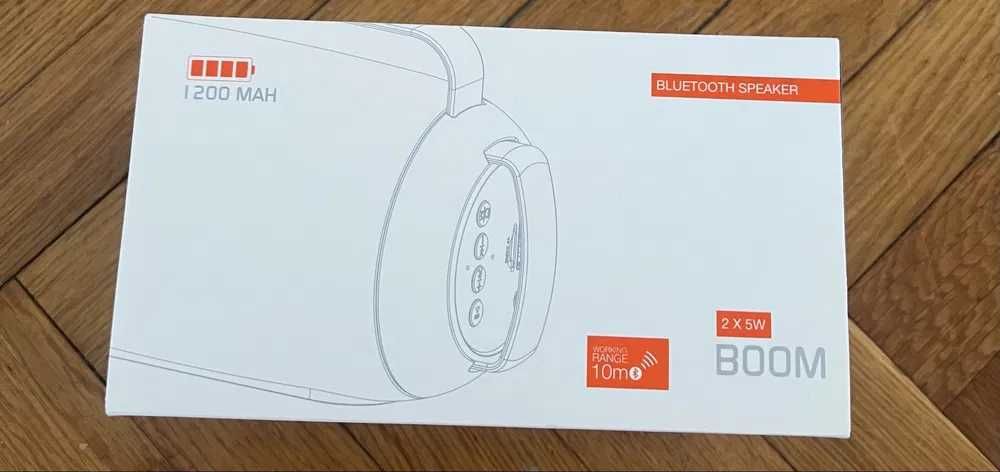 Boxă Bluetooth portabilă BOOM – 2x5W, 1200 mAh