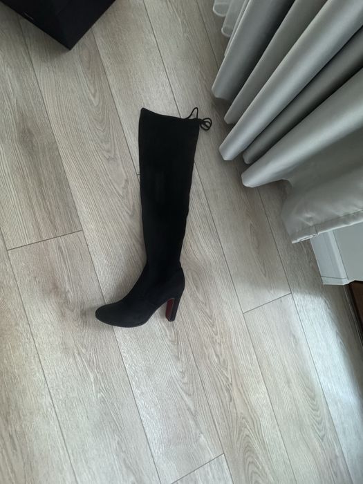 Велурени, секси чизми US Polo