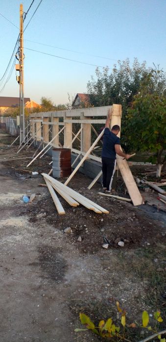 Garduri din sipca metalica, plasa, tabla, BCA, panou tip jaluzele