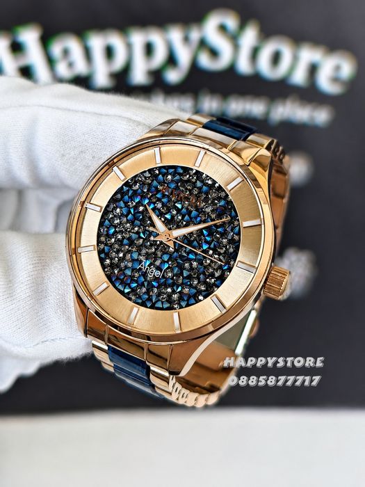 INVICTA Angel Blue Diamond Rose gold 40 mm, Инвикта нов дамски часовник