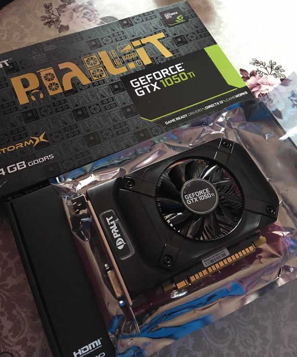 Видеокарта Nvidia GTX 1050TI, 4GB 128BIT