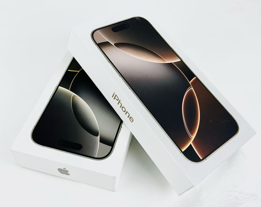 НОВ! Apple iPhone 16 Pro 128GB Desert Titanium Гаранция!