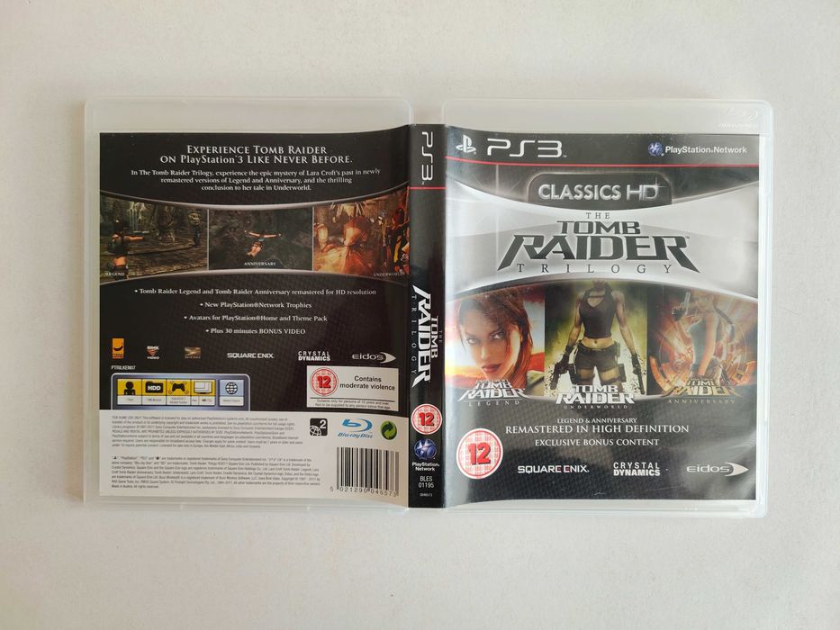 The Tomb Raider Trilogy HD Classics/Томб Райдър Трилогия за PlayStation 3 PS3 ПС3