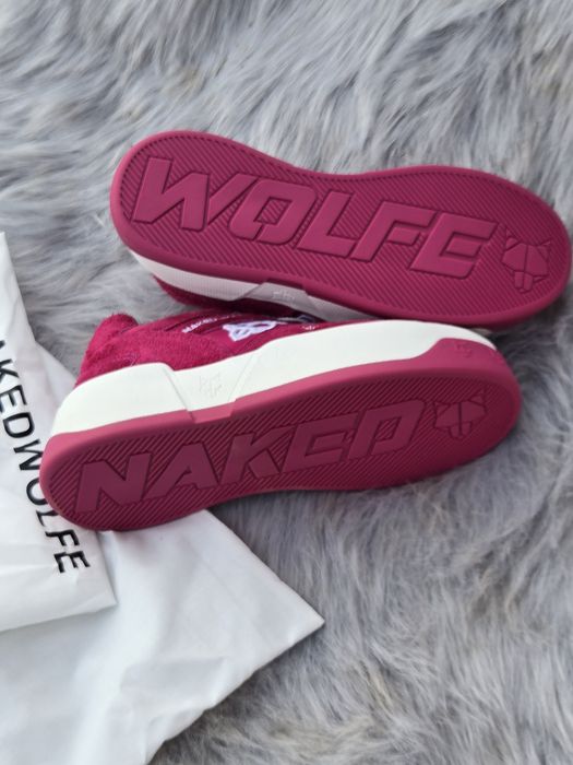 Naked Wolf оригинални дамски сникърси естествена кожа велур нови