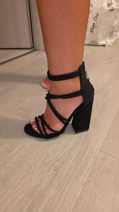 Sandale dama marimea 36 Il Passo Tamaris Anna Cori Big Star Assos, piele, piele intoarsa, aurii, negre, cu toc, talpa joasa, elegante si casuale, vara