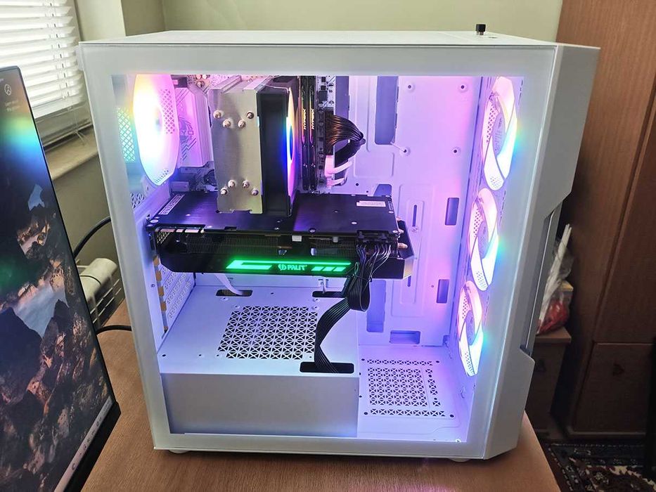 Геймърски компютър, Ryzen 4650G, Gtx 1070Ti, 960Gb SSD, 16gb Ram, 700W